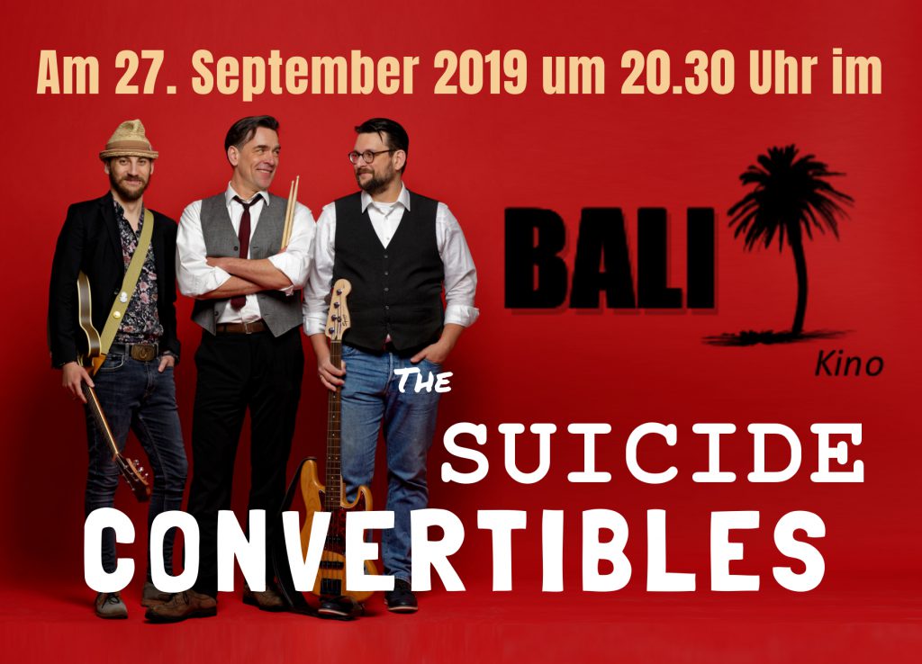 Aufrtitt am 27.09.2019, 20.30 Uhr im Bali-Kino Berlin